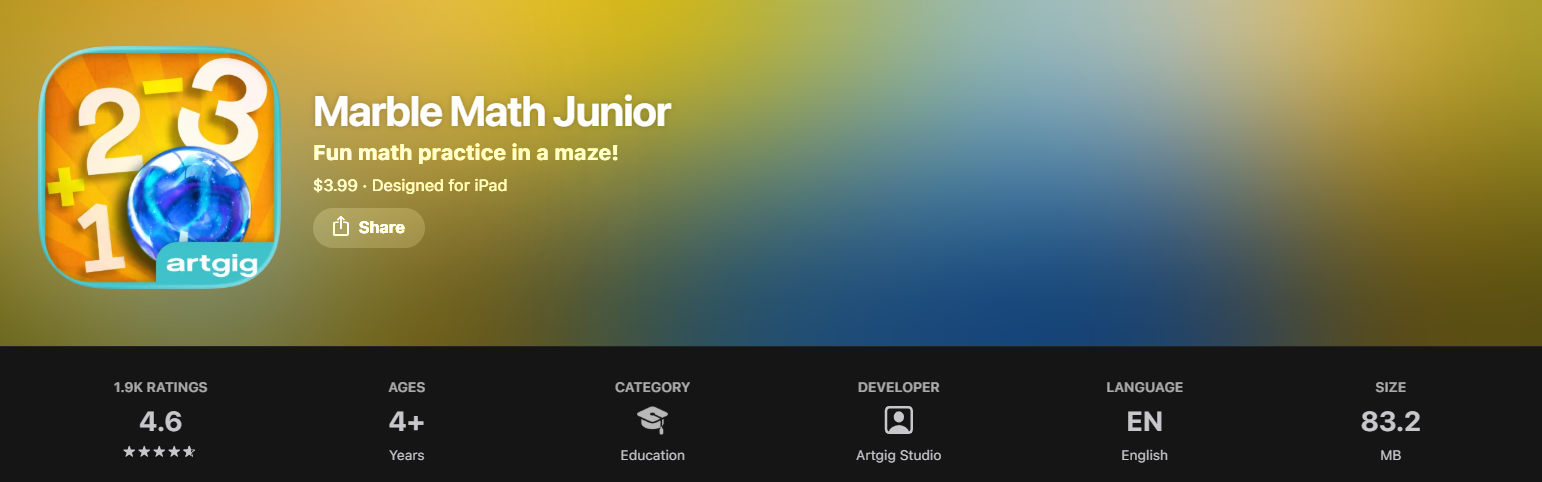 Apps - Math Apps for Kids