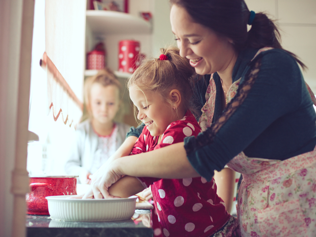 Mom with Kid - At Home Learning Activities
