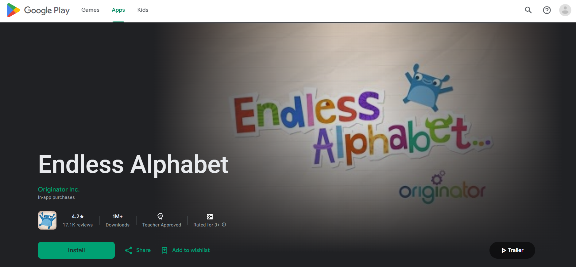 Apps - Best Learning Games for Kids