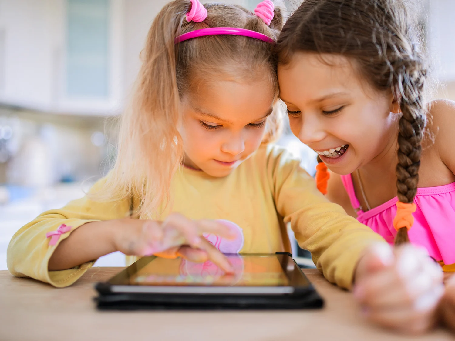 Kids Using Tablet - Art Websites for Kids