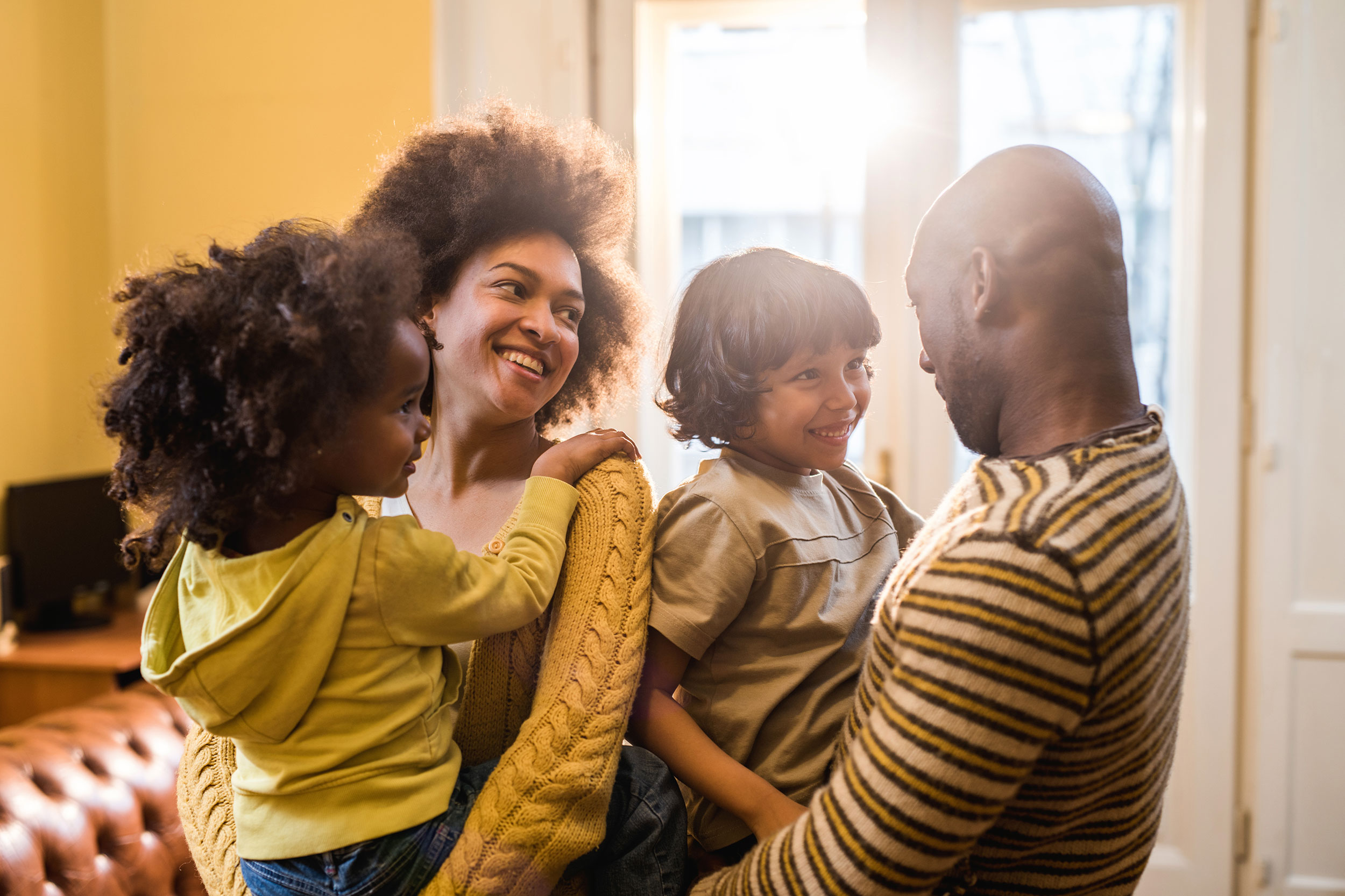 person with his family - Parenting With Love and Logic