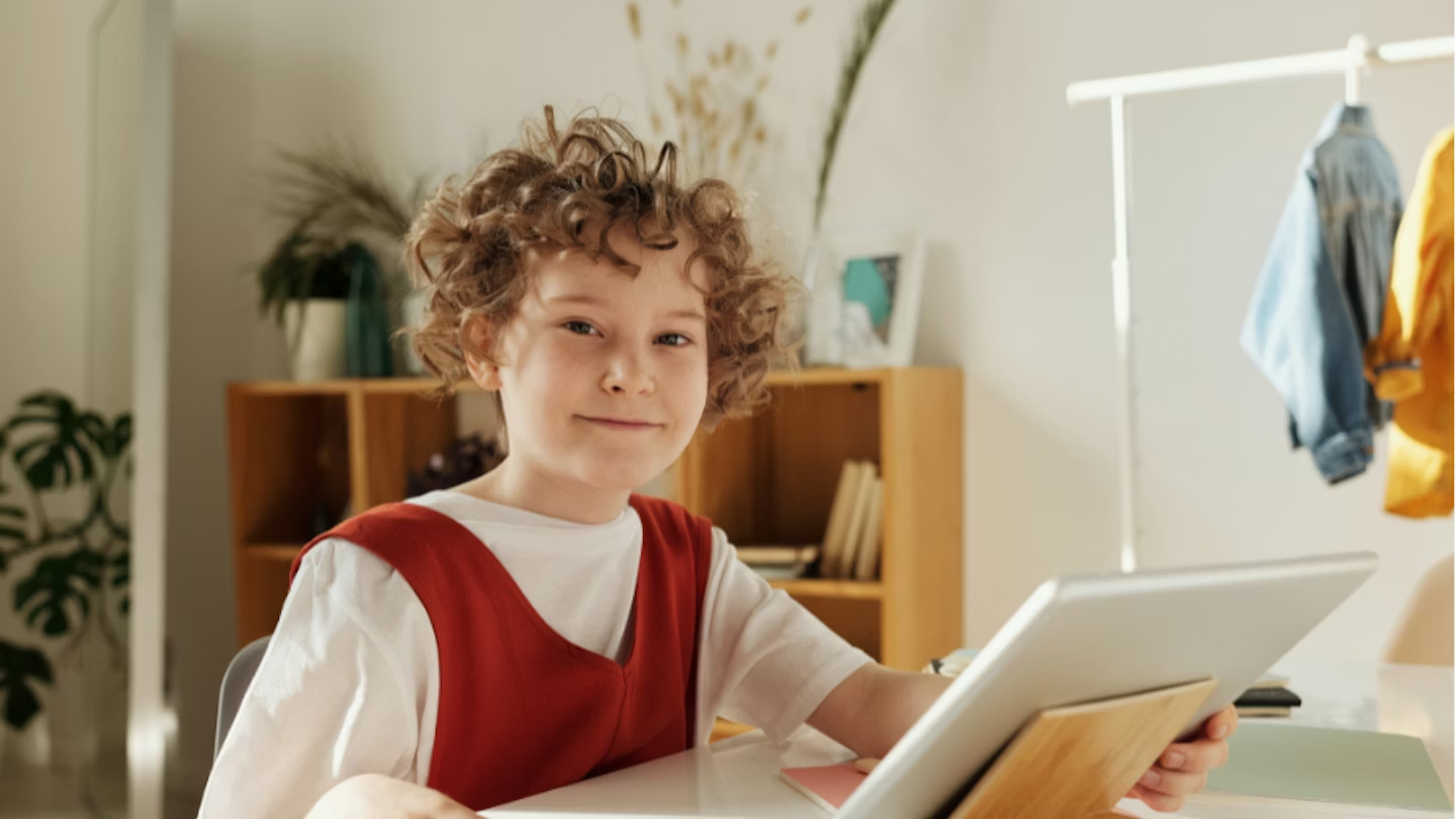 Boy in room - Best Apps for 6 Year Olds