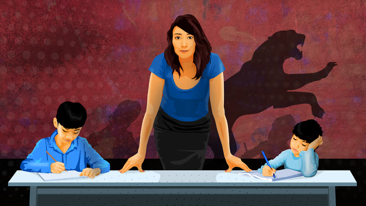 woman practicing Tiger parenting - Tiger Parenting