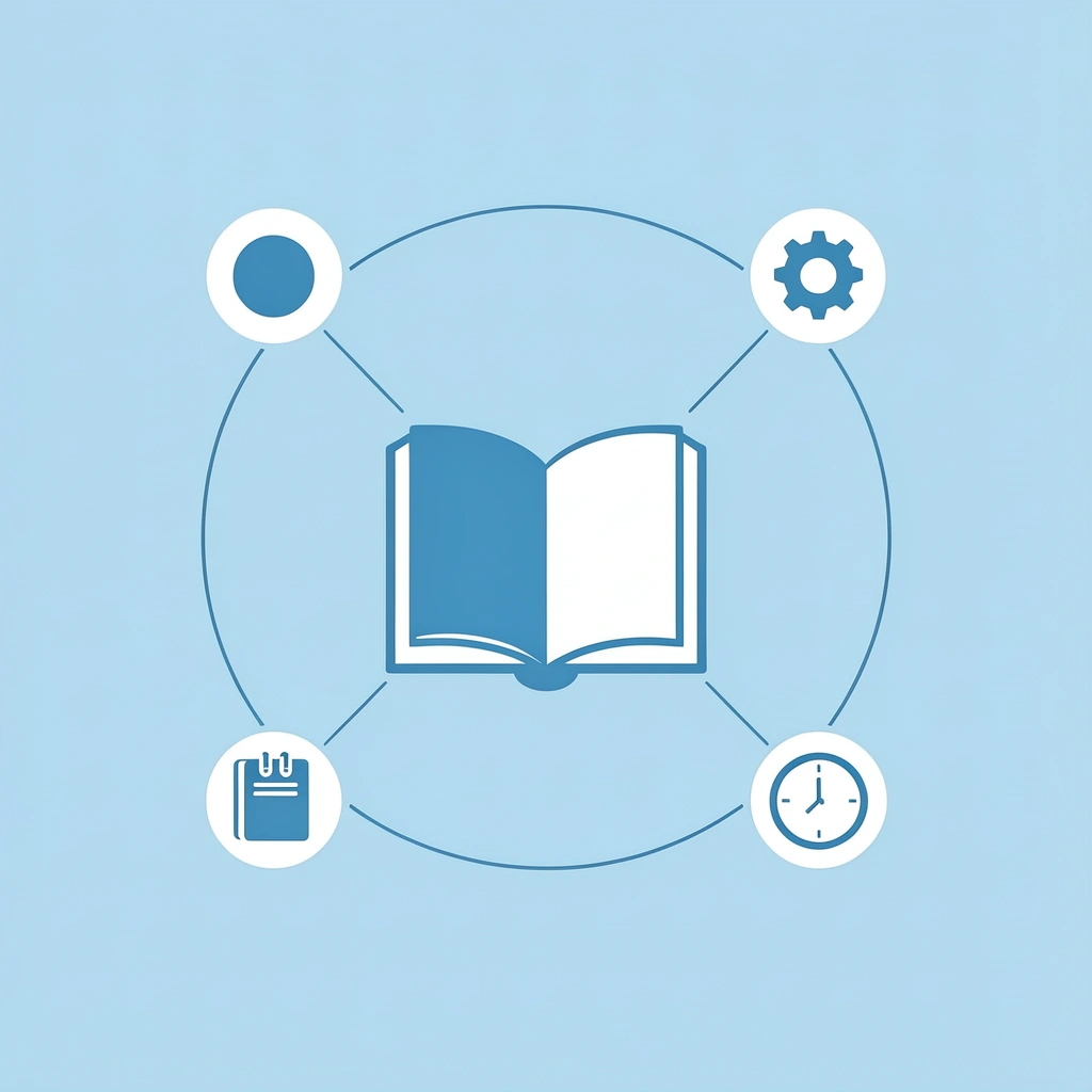 Central hub labeled 'Effective Reading Program' with five connected components: Reading Aloud, Sound Recognition, Vocabulary, and two other core elements radiating outward