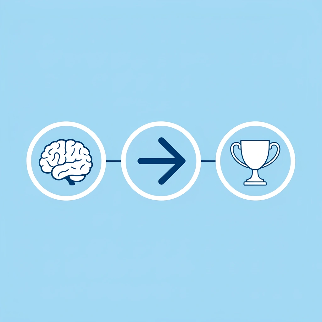 Timeline showing progression from preschool years through brain architecture development to future learning