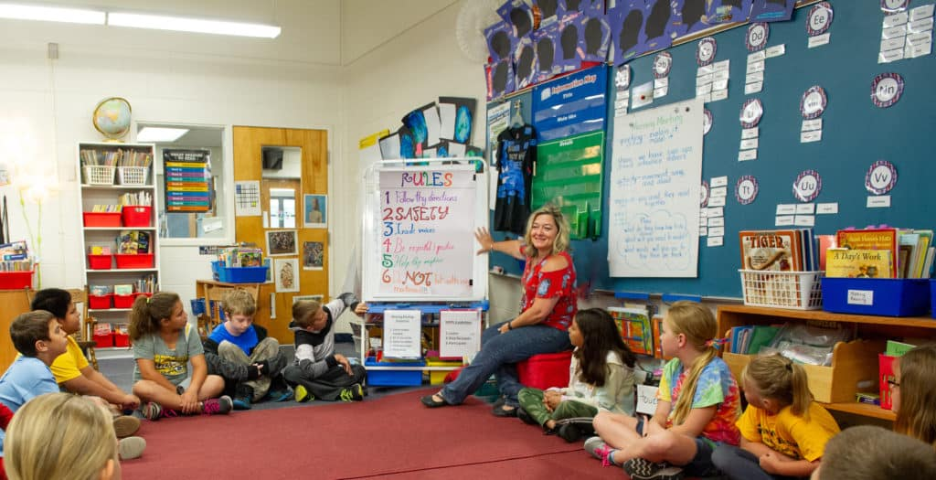 Teacher Teaching - Preschool Vibes