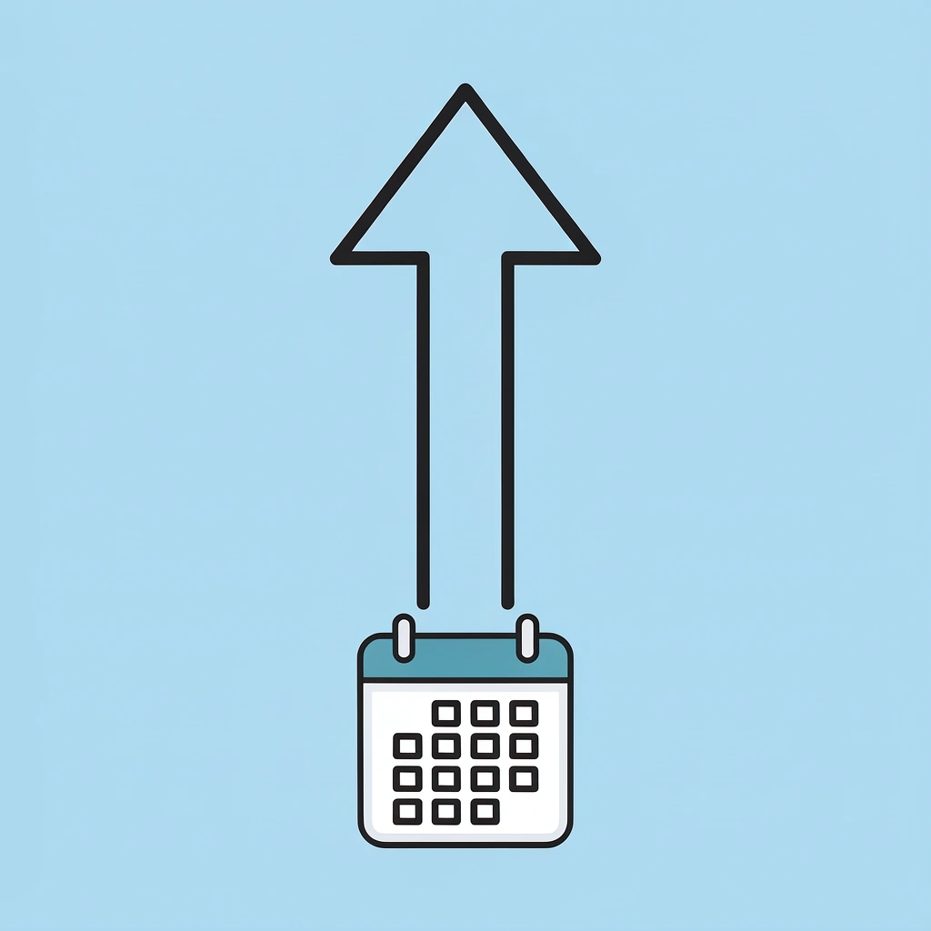 Upward arrow showing progression from daily worksheet practice to skill development