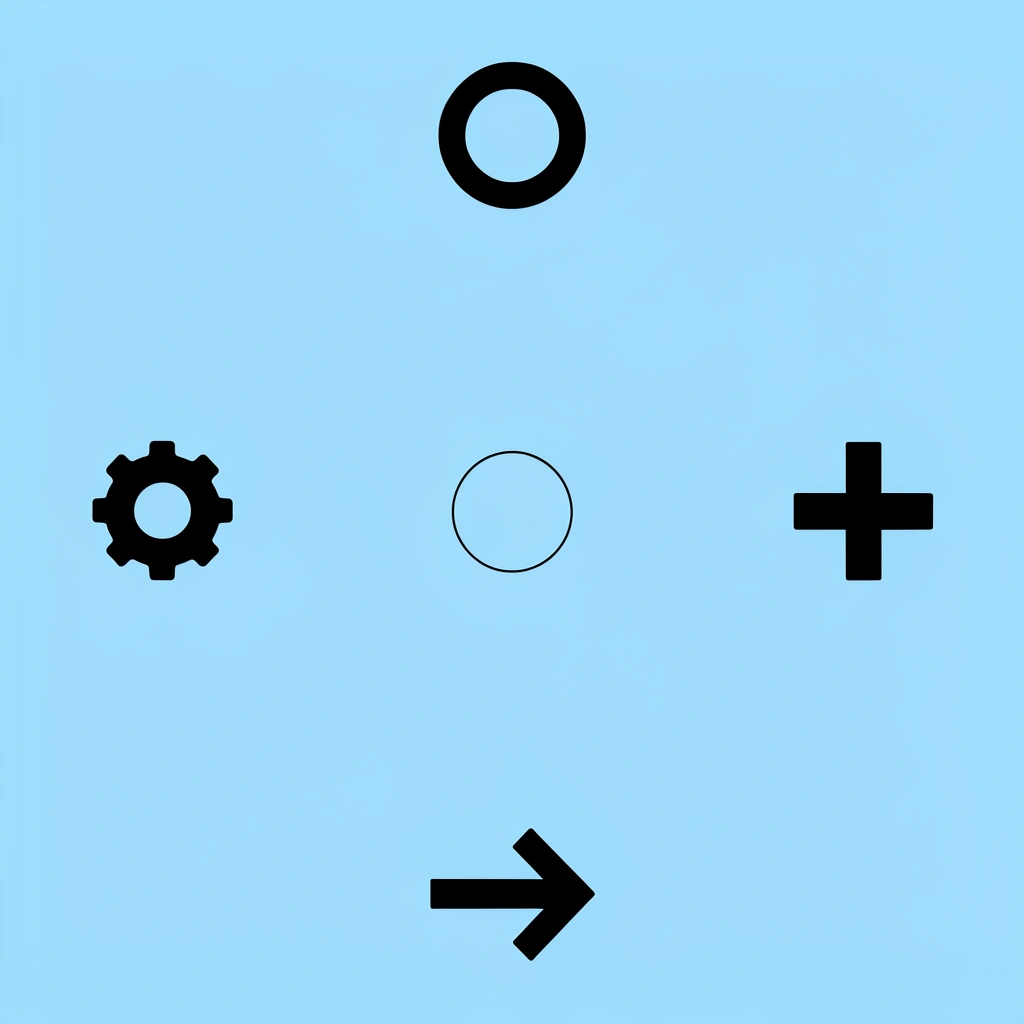 Compass with four directions representing developmental areas, flexibility, natural pace, and child interests