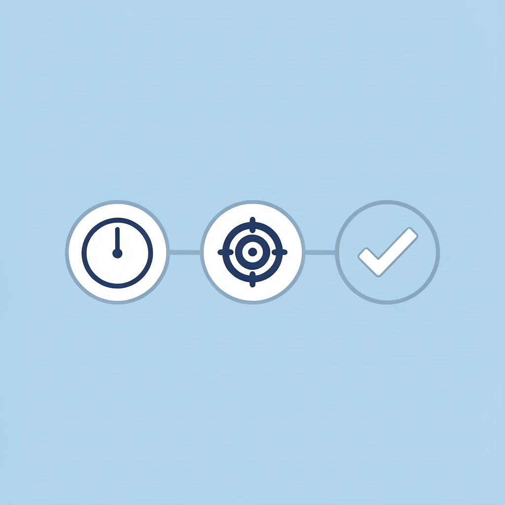 Timeline showing progression from brief sessions to optimal 5-10 minute focused practice to extended marathons