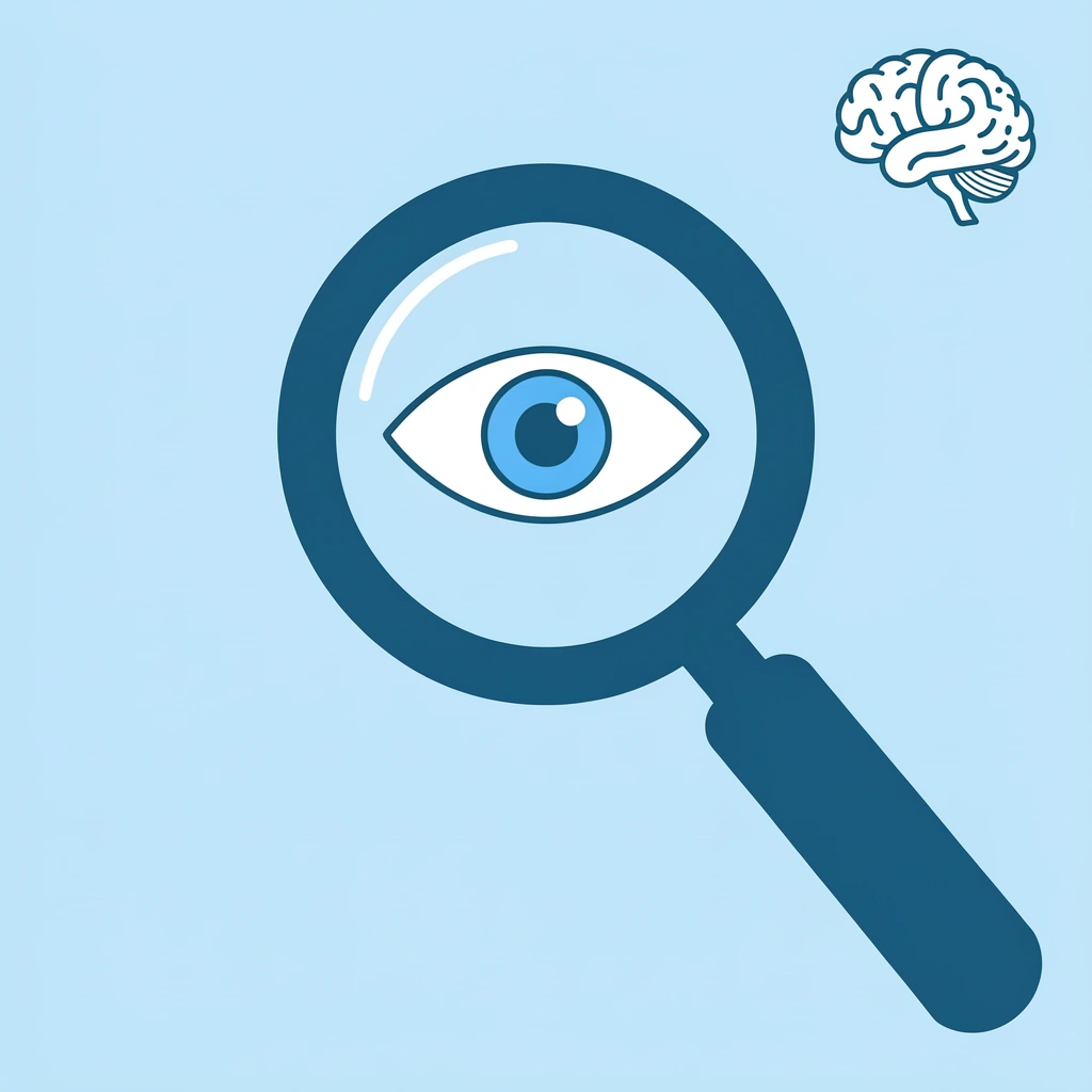 Magnifying glass highlighting sensory experiences as essential for preschooler learning