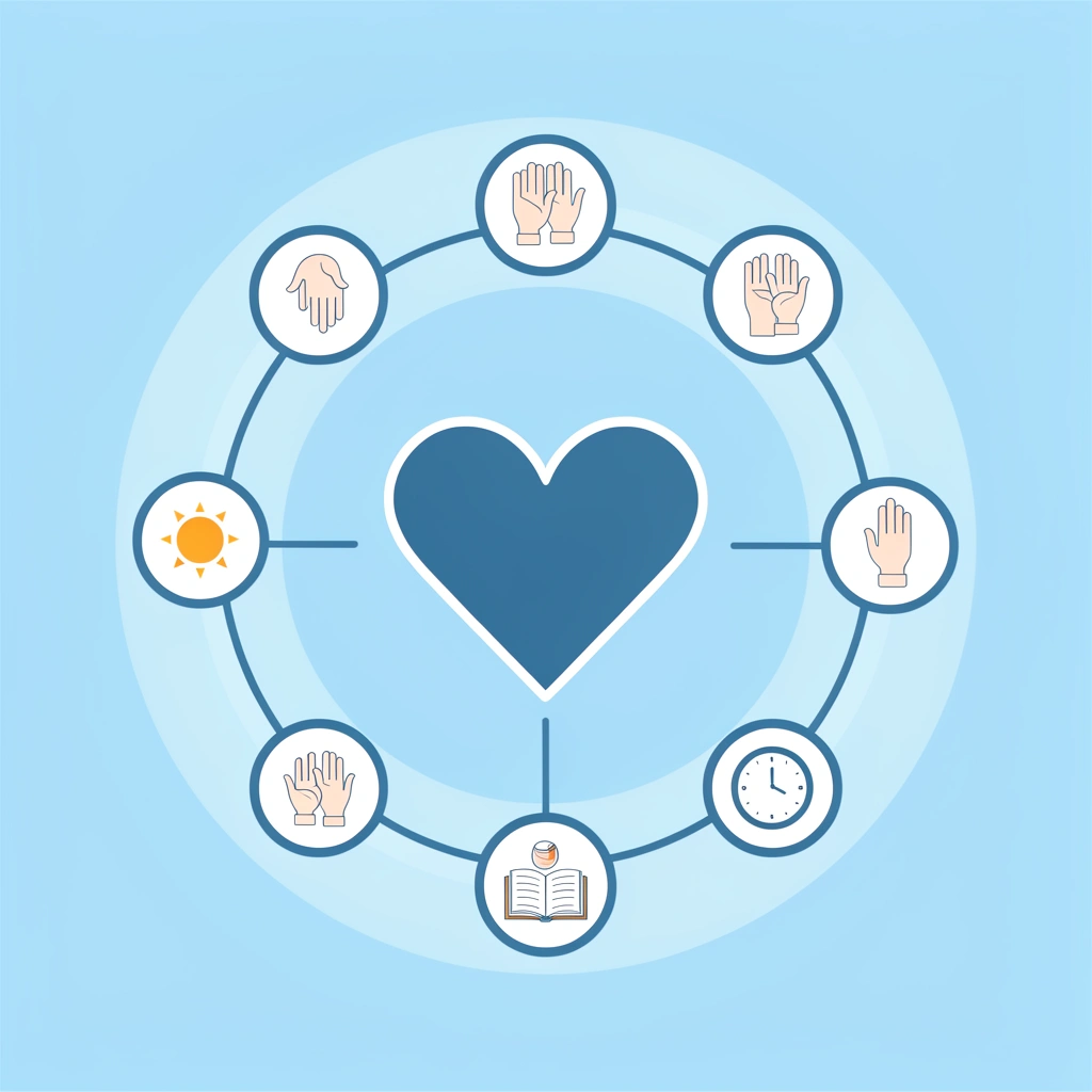 Network diagram showing gratitude, participation, and sensory learning connected to preschool Thanksgiving celebration