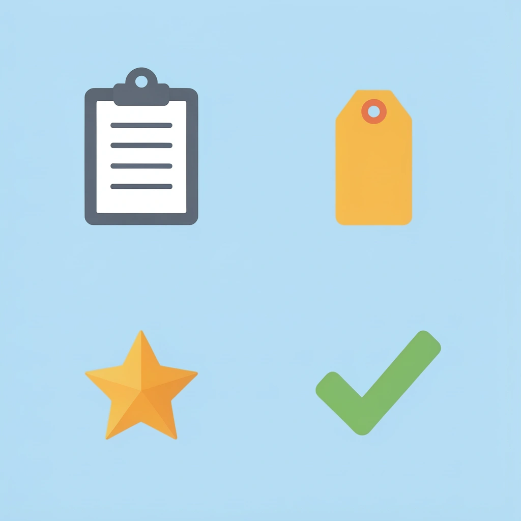 Four quadrants showing structural elements, content materials, interactive components, and decorative supplies