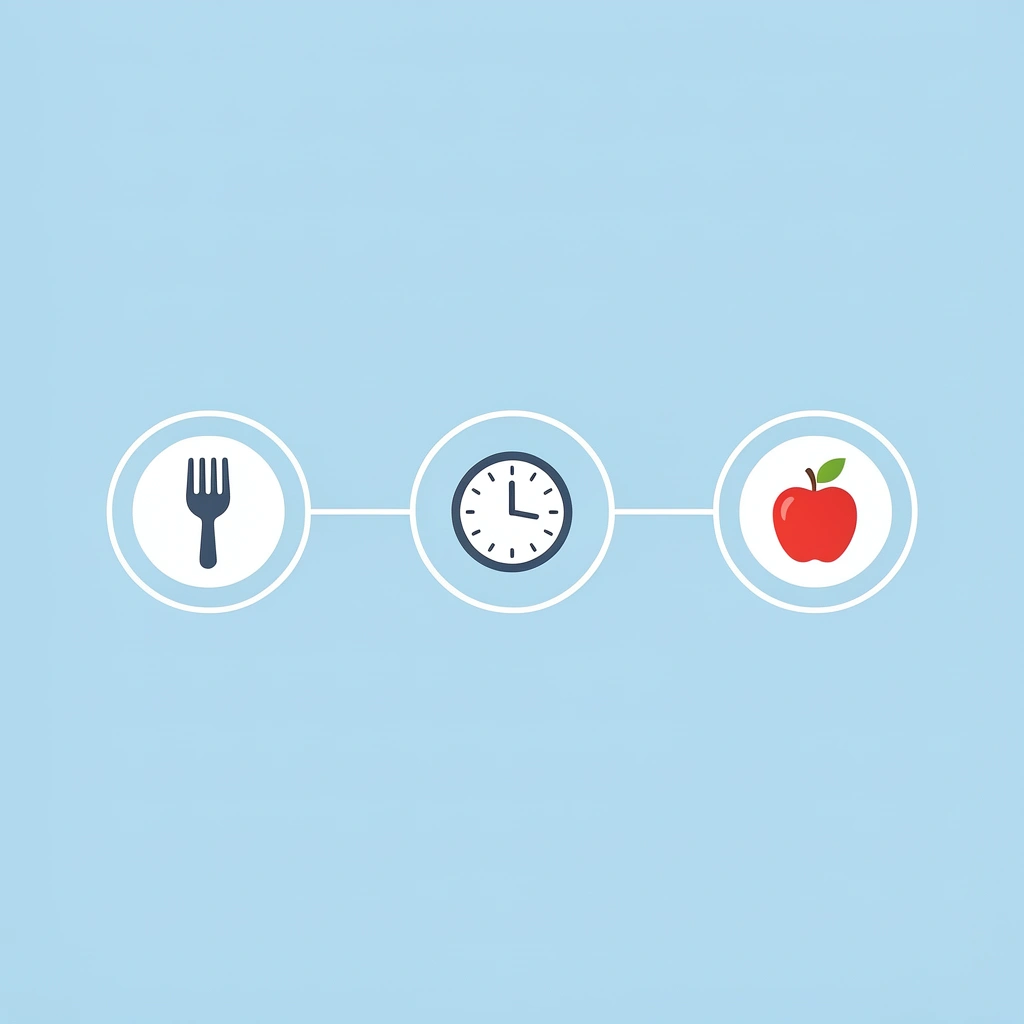 Timeline showing the 2-3 hour gap between meals and snack time for optimal preschooler hunger