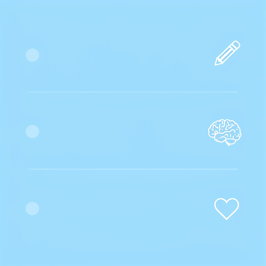 Checklist of three preschool skills: holding writing tools correctly, following visual instructions, and developing fine motor control