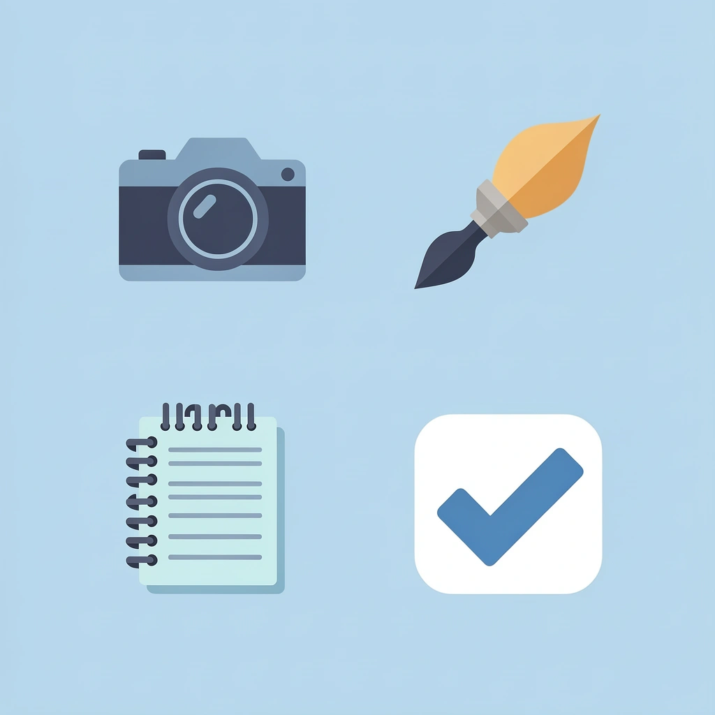 Grid showing four Father's Day activity options with time requirements and skill levels