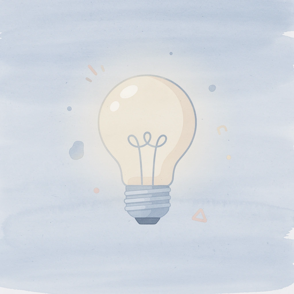 Lightbulb representing integrated learning approach