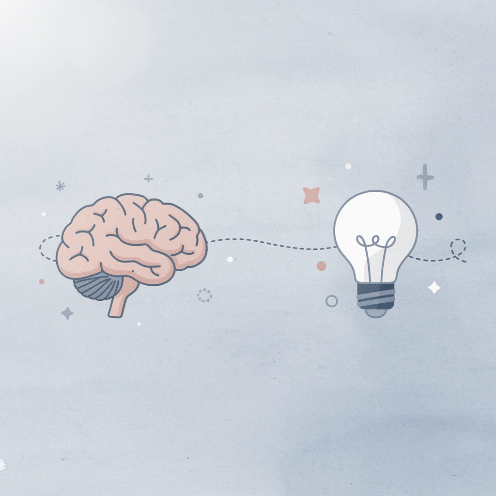 Play button connected to graduation cap showing play-learning relationship