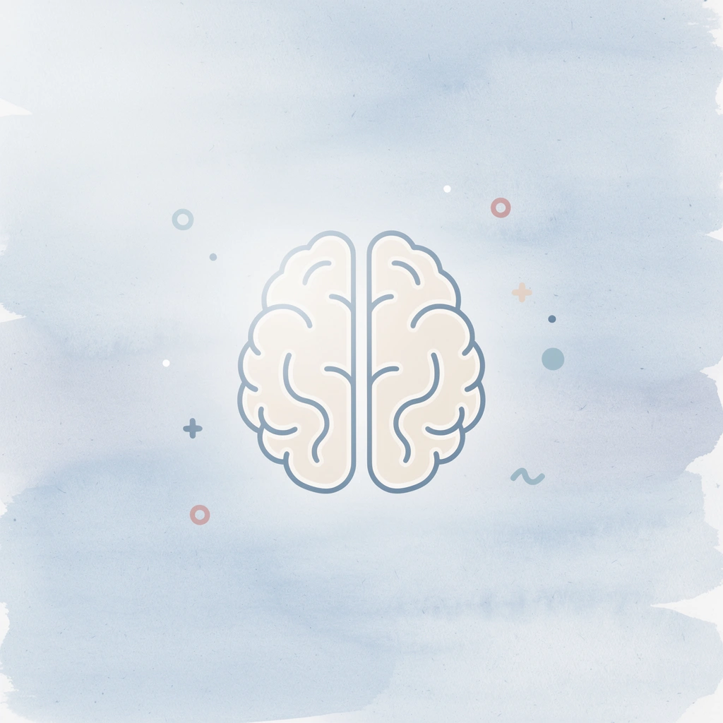 Brain icon representing focused learning and cognitive development