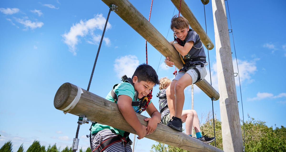 kids climbing - Budget-Friendly Family Activities