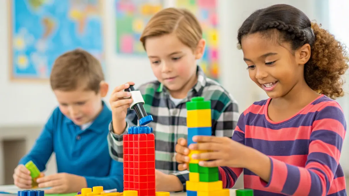 Kids with building blocks - Fun Activities for Elementary Students