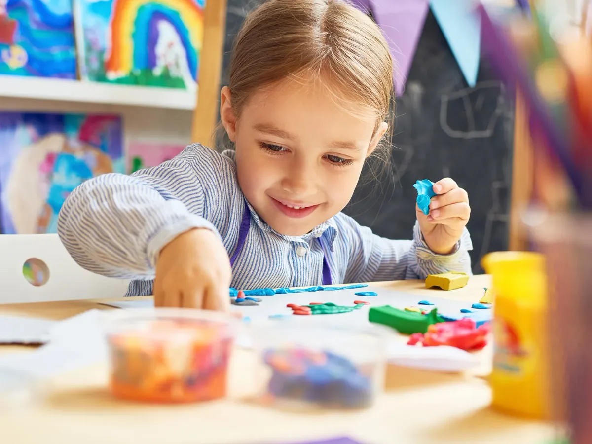 person making arts - preschool art