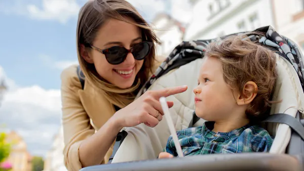 Woman with the kid - Good Parenting