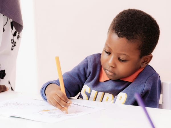 Child Writing - Preschool Activities