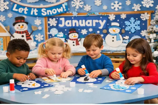 Students in january class -  January Preschool Themes 